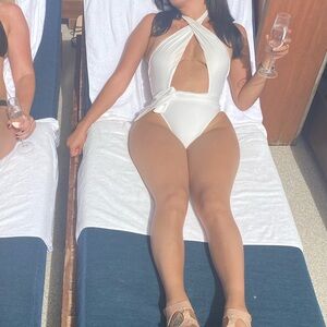 Sexy sexy. PQ X Vale Genta Revolve Alex Halter Neck One